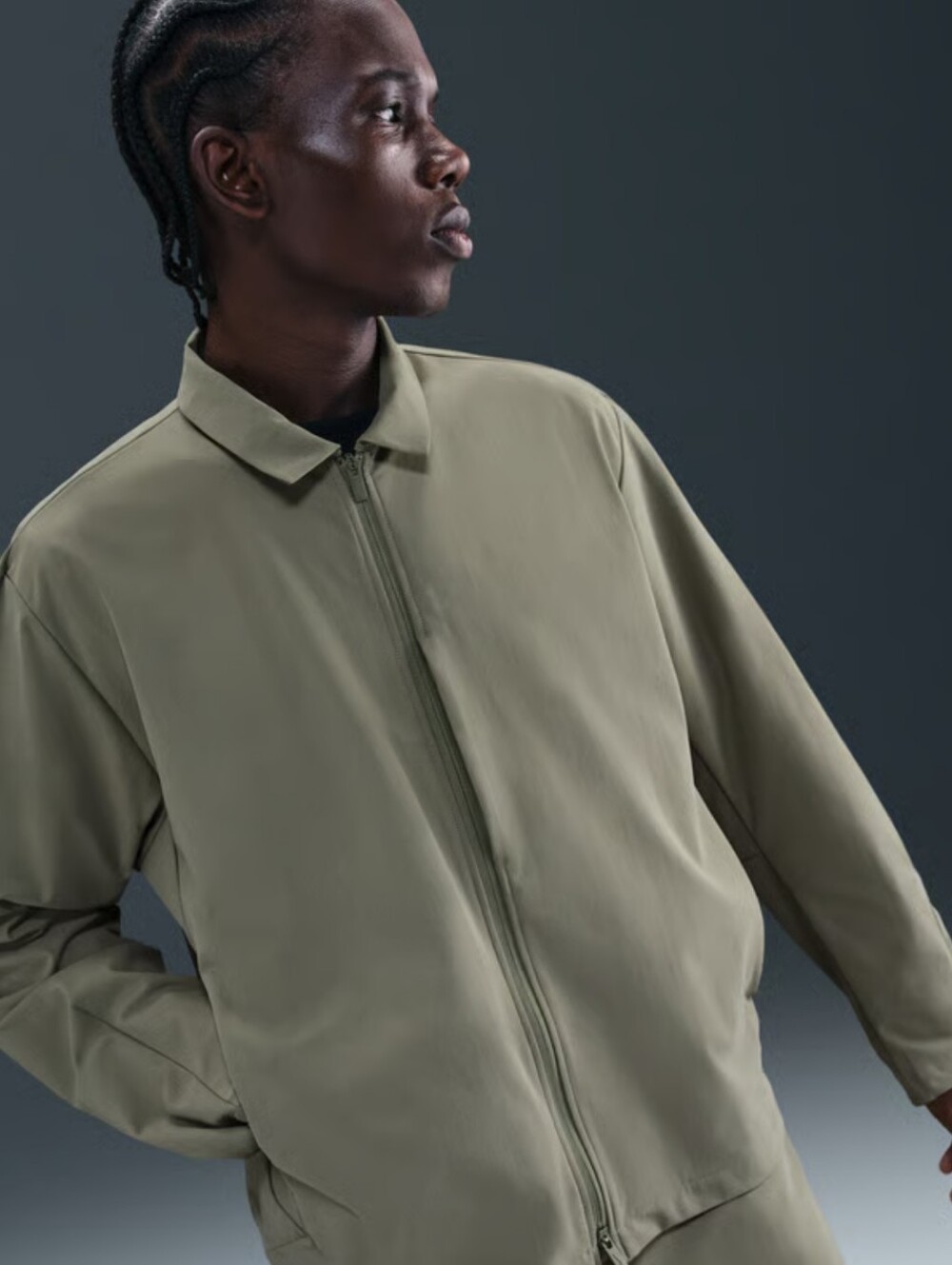 Nike 24.7 PerfectStretch Dri-FIT UV Jacket ~ Light Army IF2867-320 Men's: L *NWT